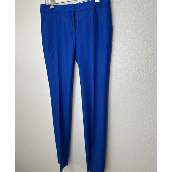 Stella McCartney Royal Blue Wool Knit Stitched Front Crease Slacks 42 / M - Picture 2 of 16